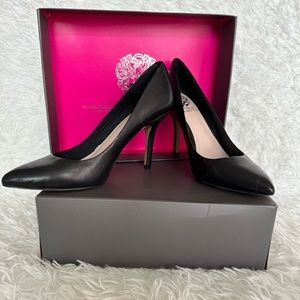 Vince Camoto Black Hallee Stiletto Pumps